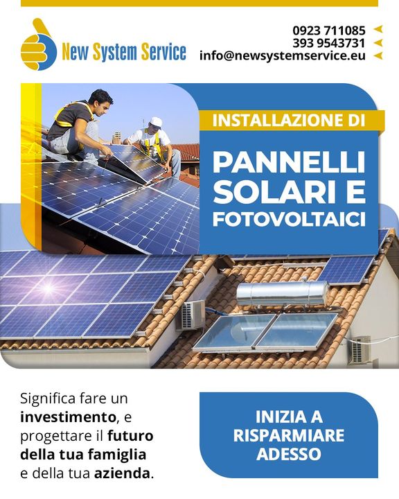 Decidere di installare un impianto fotovoltaico o il solare termico significa non soltanto fare un investimento, ma progettare il futuro della propria famiglia e della propria attività.