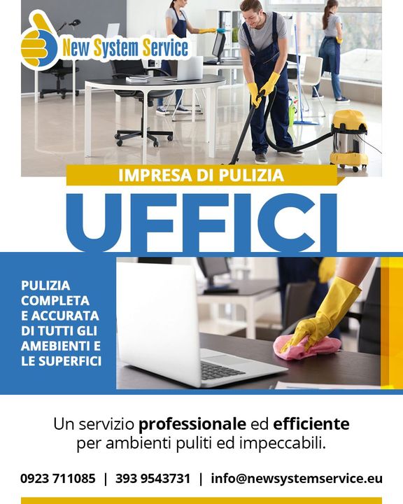 New System Service offre servizi di impresa di pulizie come la #pulizia di #UFFICI.