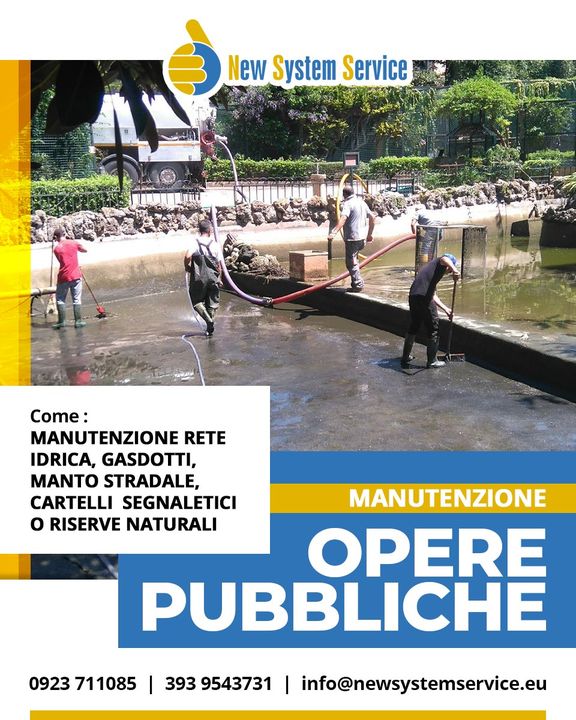 New System Service offre servizi di manutenzione #opere #pubbliche.