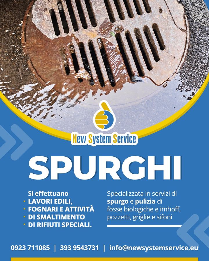 New System Service Srl offre servizi di #spurghi

Siamo specializzati in