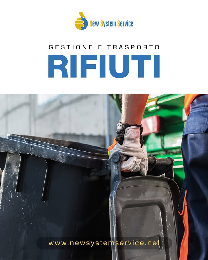 🚛 TRASPORTO RIFIUTI: AFFIDABILITÀ ED EFFICIENZA ♻️
Con New System Service
