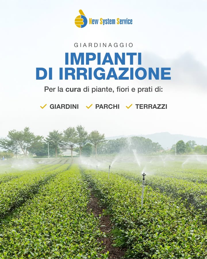 IMPIANTI DI IRRIGAZIONE 💧🌿
👉 Una corretta irrigazione è fondamentale per