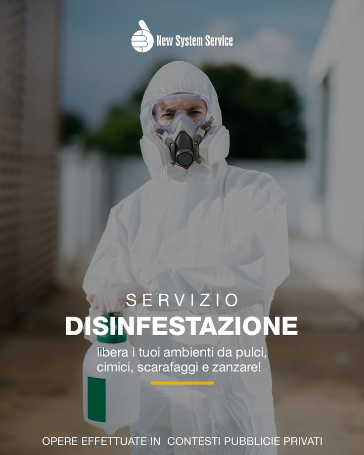 SERVIZIO DI DISINFESTAZIONE 🛡️🦟
👉 Proteggi i tuoi ambienti da insetti