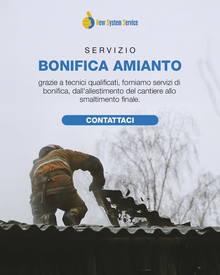 BONIFICA AMIANTO ⚠️
La rimozione dell’amianto è un’operazione delicata che richiede