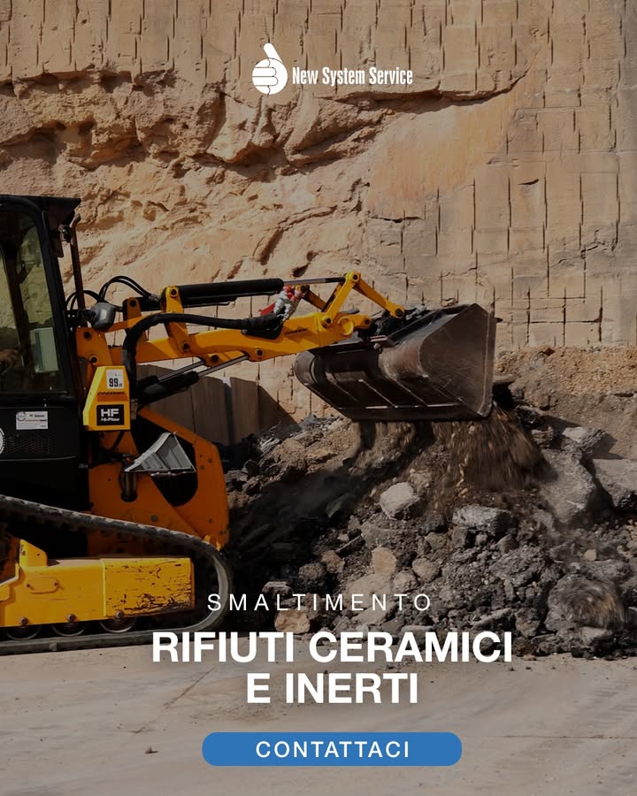 SMALTIMENTO RIFIUTI CERAMICI E INERTI ♻️
Gestire correttamente i rifiuti da
