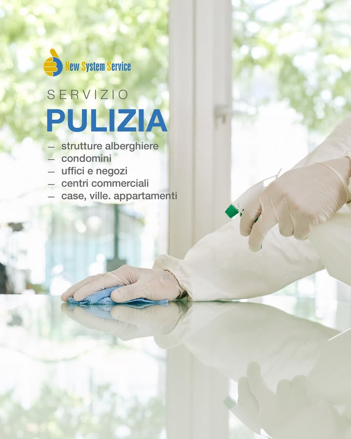 SERVIZI DI PULIZIA PROFESSIONALE 🧼

Ambienti puliti e curati sono fondamentali