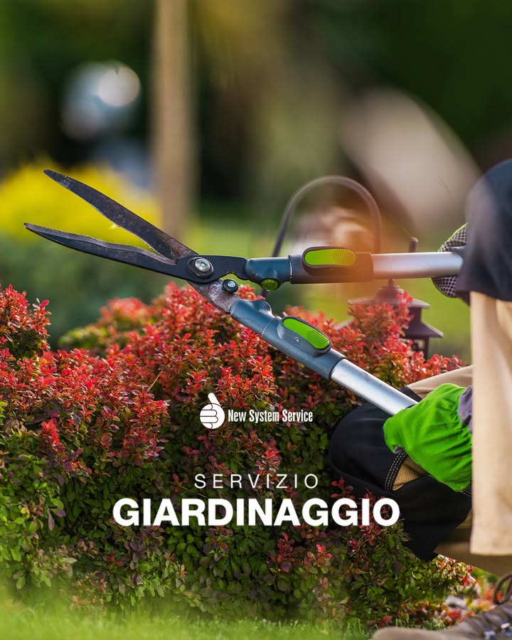 🌿 SERVIZIO GIARDINAGGIO
Prendersi cura degli spazi verdi non è solo