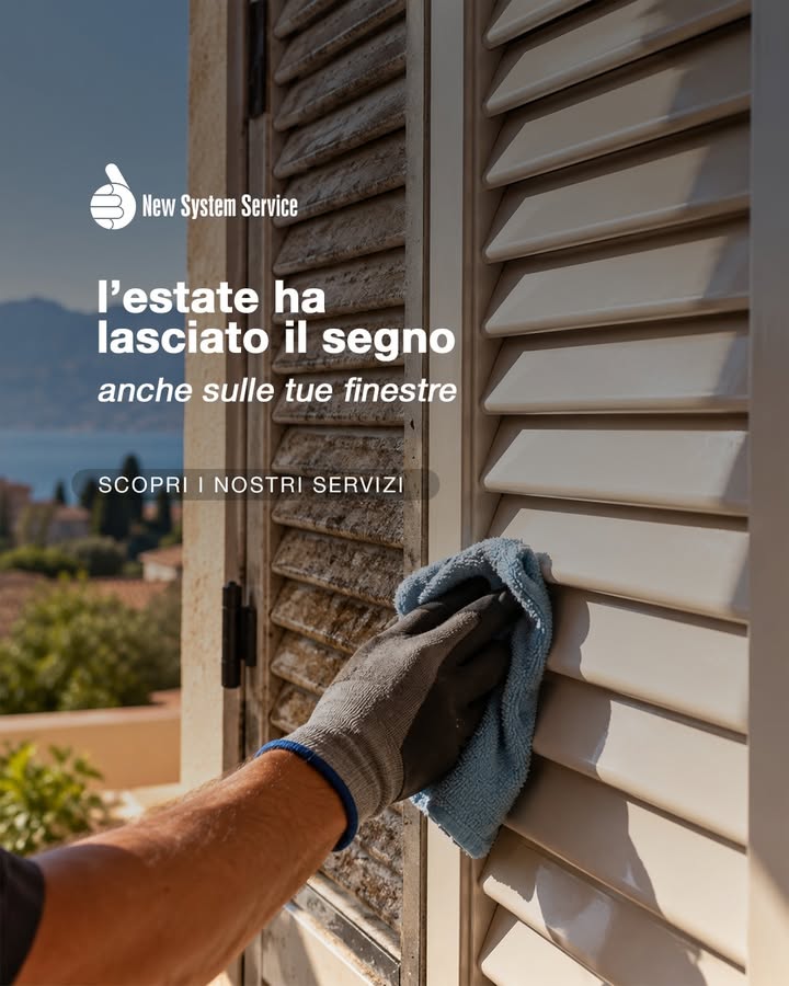 Polvere, smog e agenti atmosferici: sulle persiane, alla fine, si